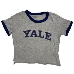 Yale Cropped Tee Shirt Crop Top